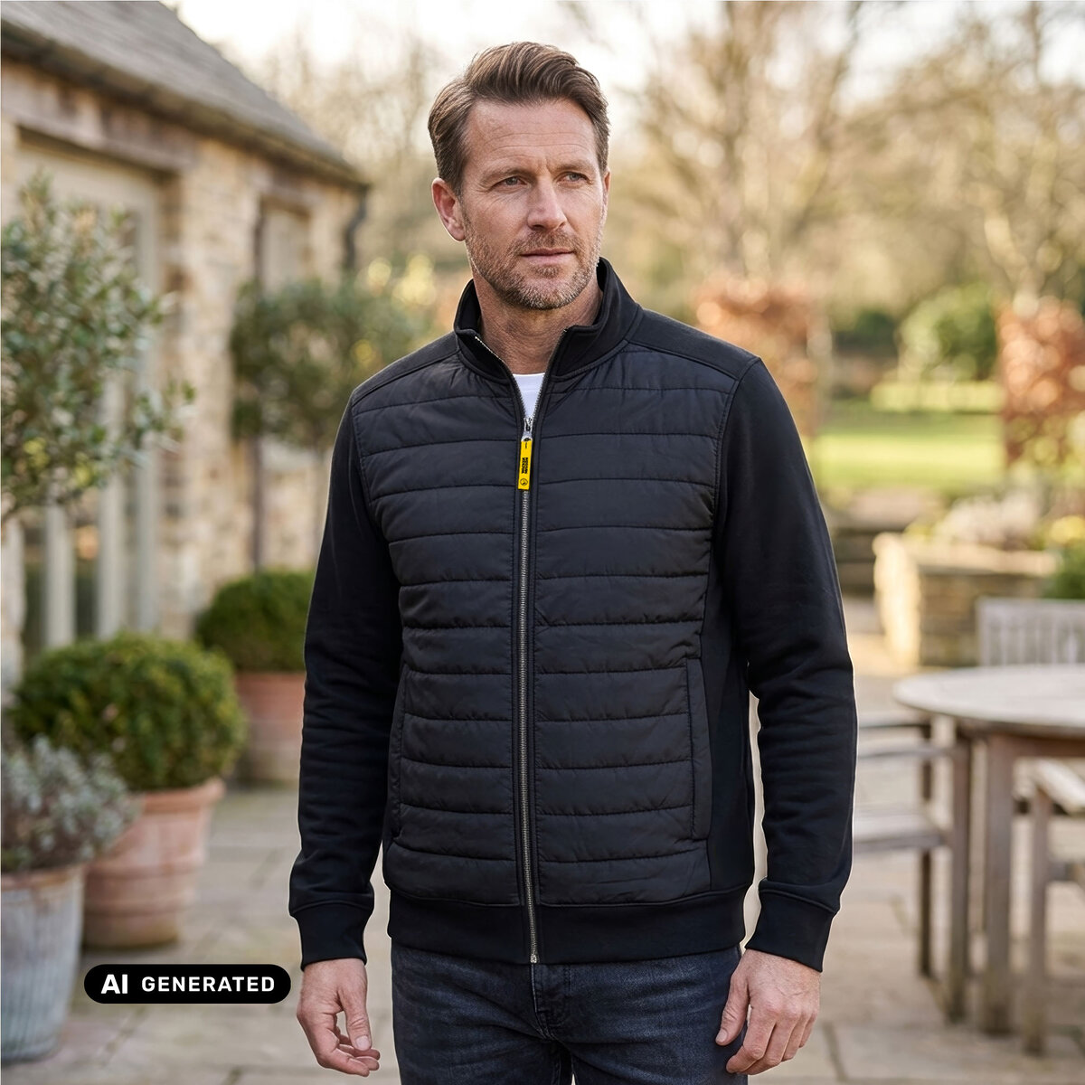 Jacke Herren Hybrid