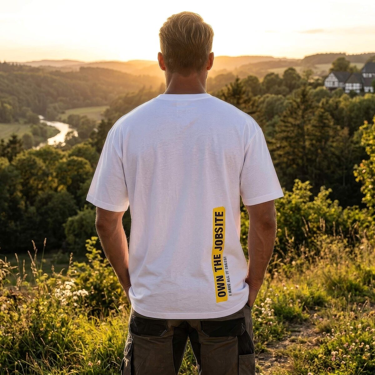 T-Shirt Men Oversize „OWN THE JOBSITE“ T-Shirt Men Oversize „OWN THE JOBSITE“