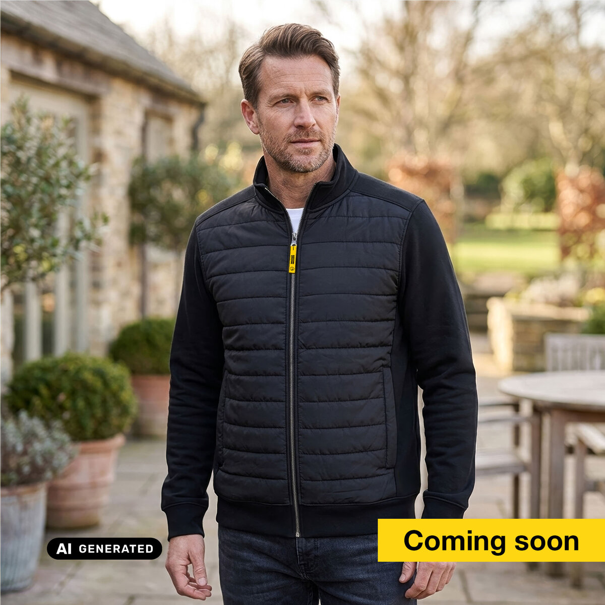 Jacke Herren Hybrid