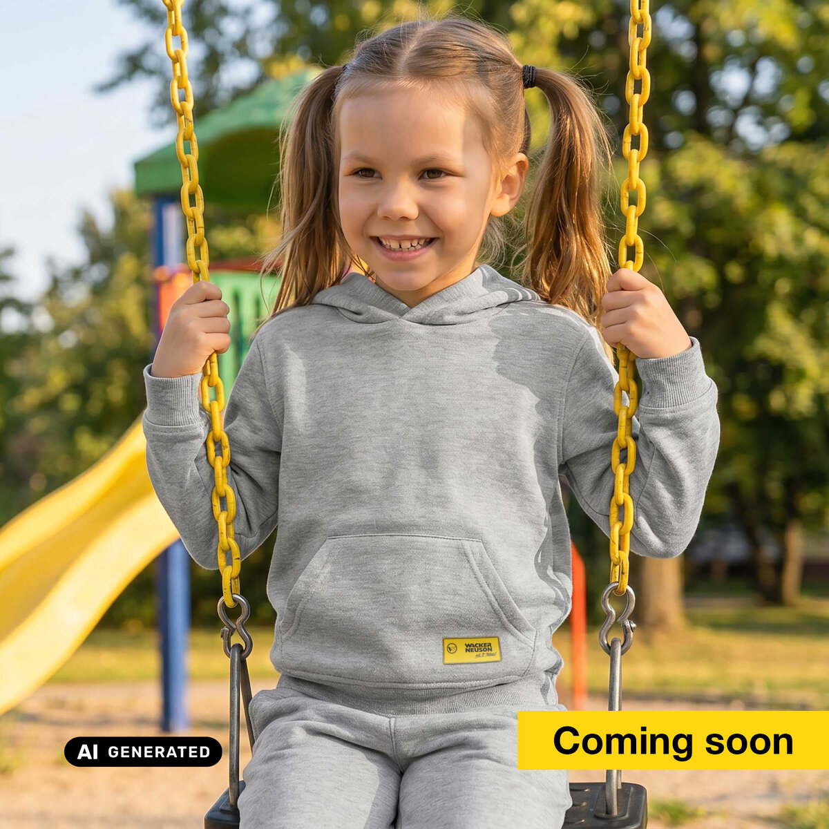 Hoodie Kids grau „THE ORIGINAL“