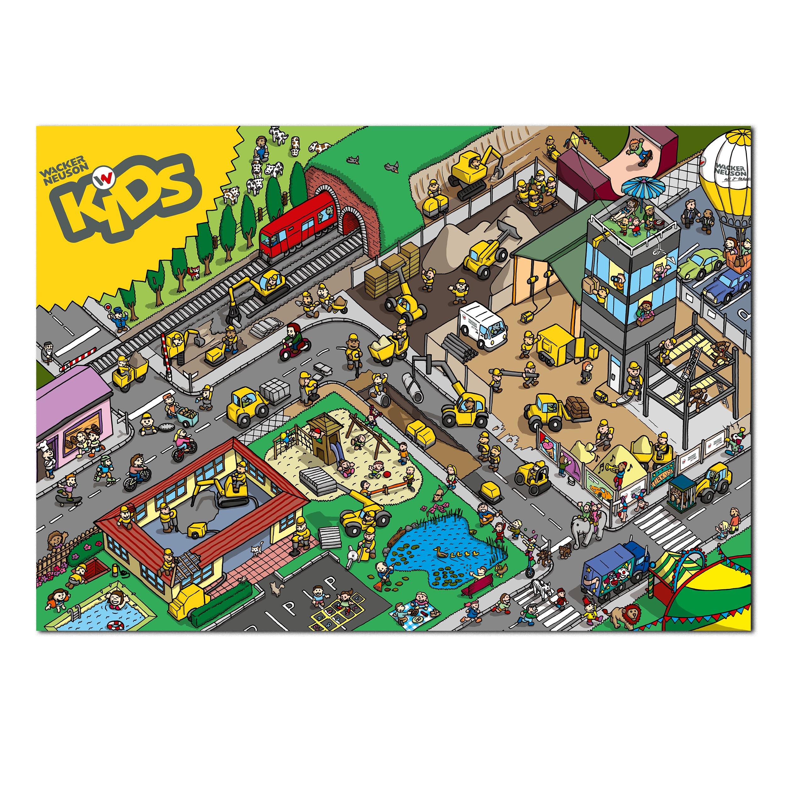 Kids Poster Wimmelbild