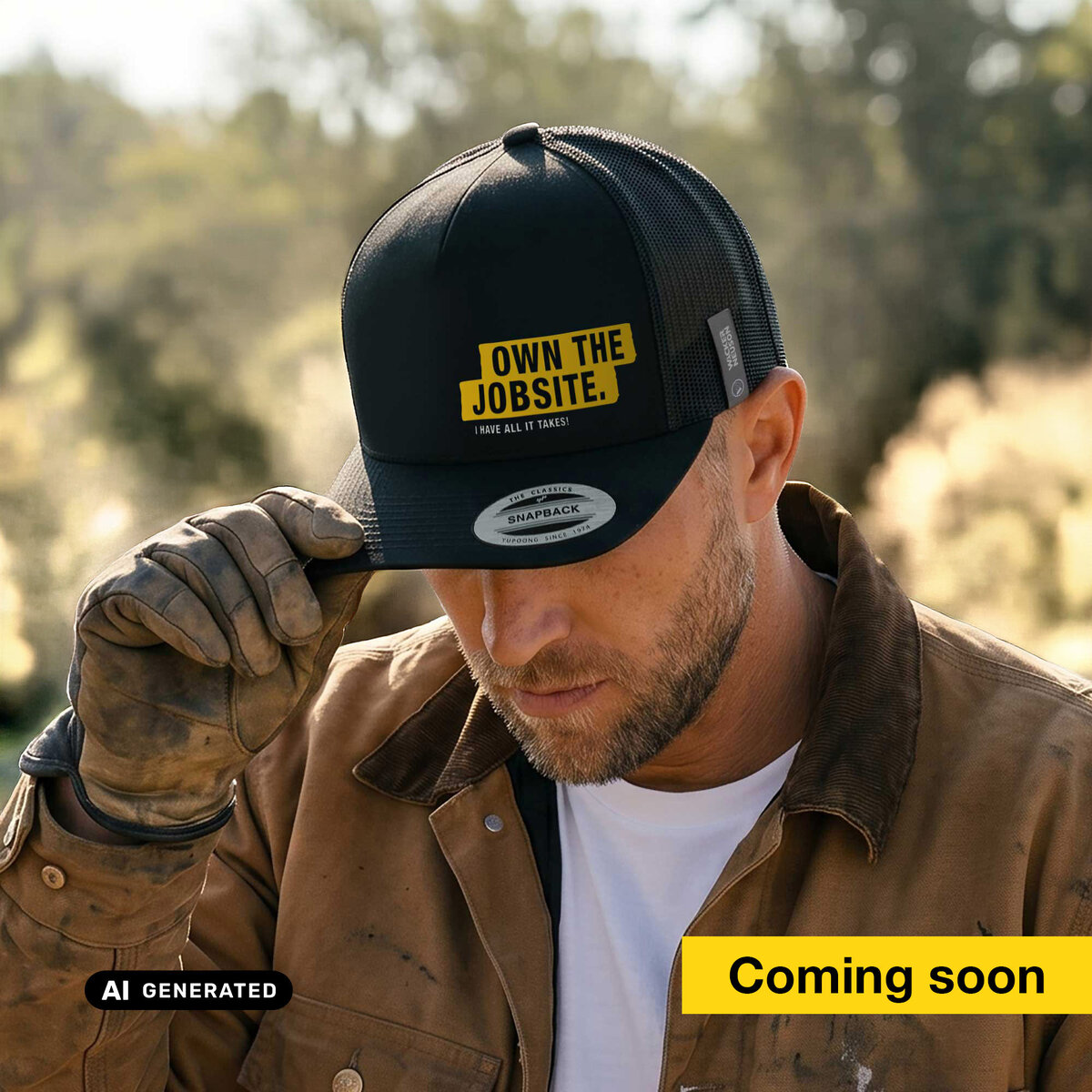 Cap Trucker Mesh „OWN THE JOBSITE“