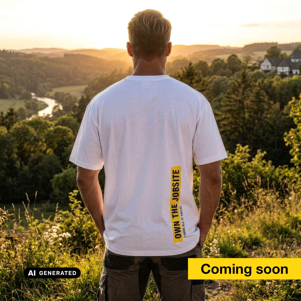 T-Shirt Herren Oversize Own the Jobsite