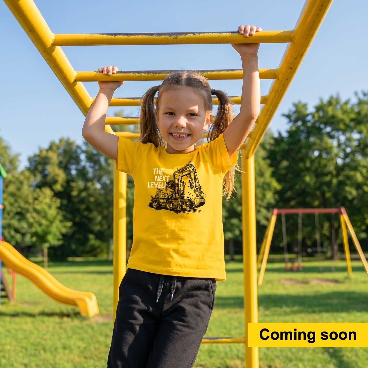 T-Shirt Kids The next Level gelb