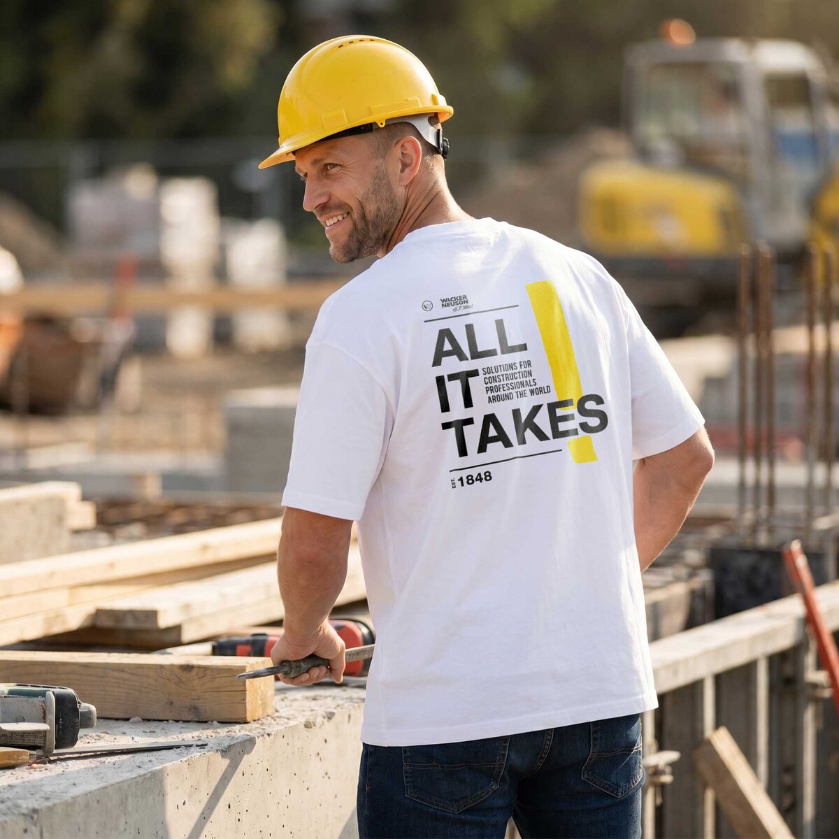T-Shirt Herren Oversize „ALL IT TAKES“