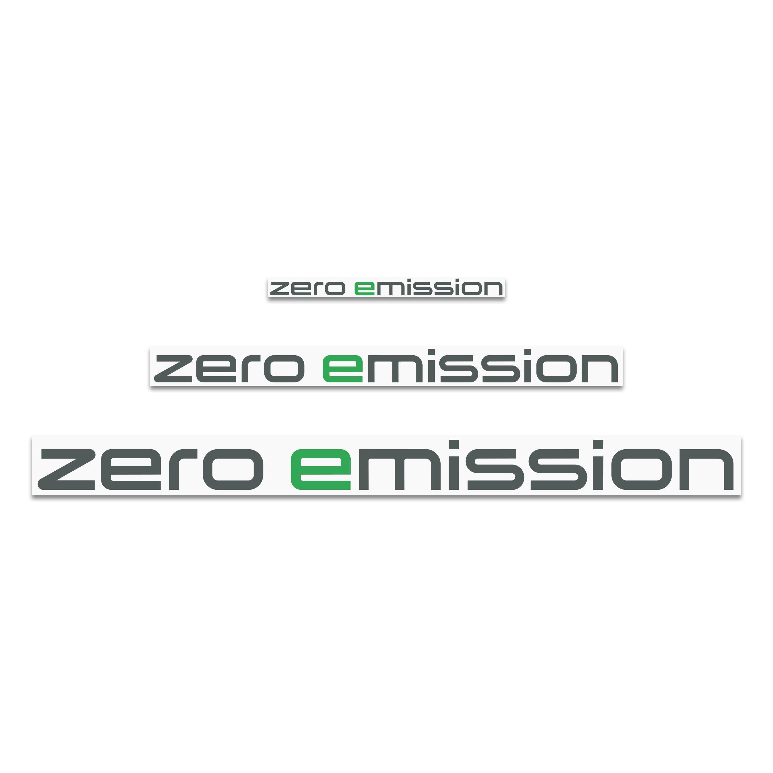 Sticker zero emission, 60 cm