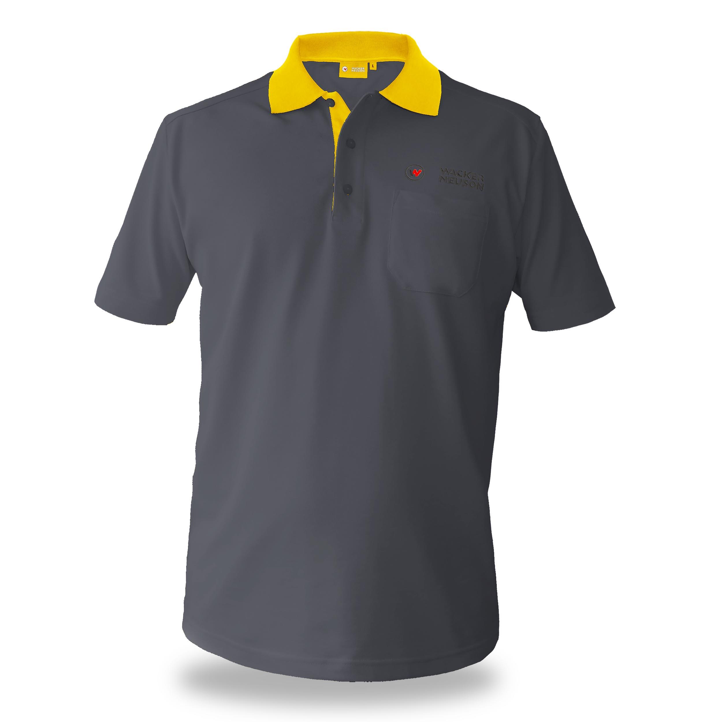 Polo Shirt, short sleeve, grey, size: S