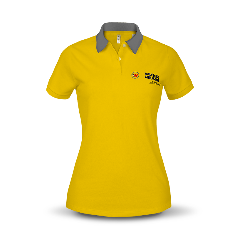 Polo-Shirt shortsleeve in yellow, XL