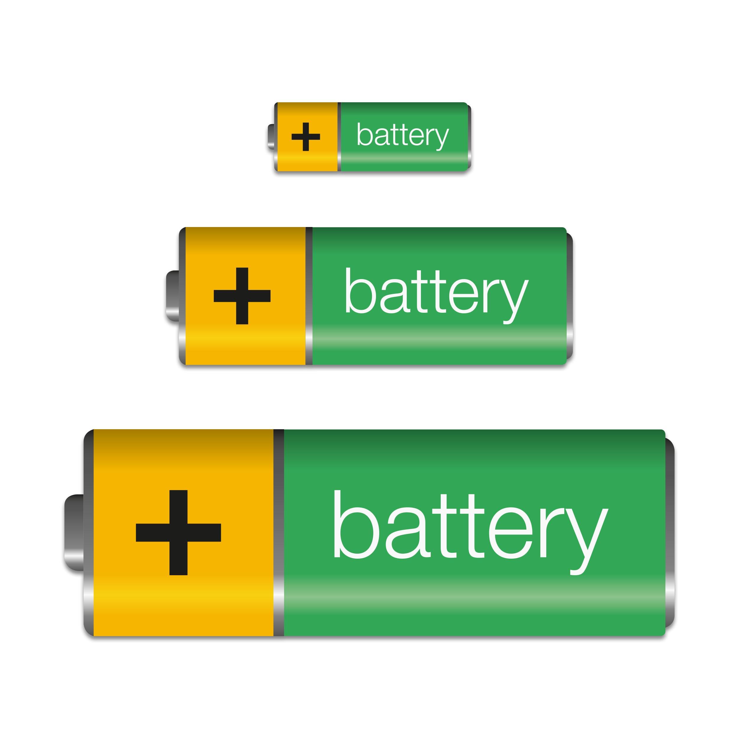 Sticker battery, 40 cm